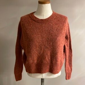 Madewell Women's Rust Crew Neck Sweater